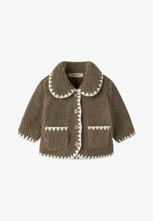 Lil' Atelier, TEDDY JACKET EMBROIDERED - Forro polar - shitake