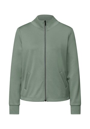 MIT TUNNELZUG - Sweatjakke - grün