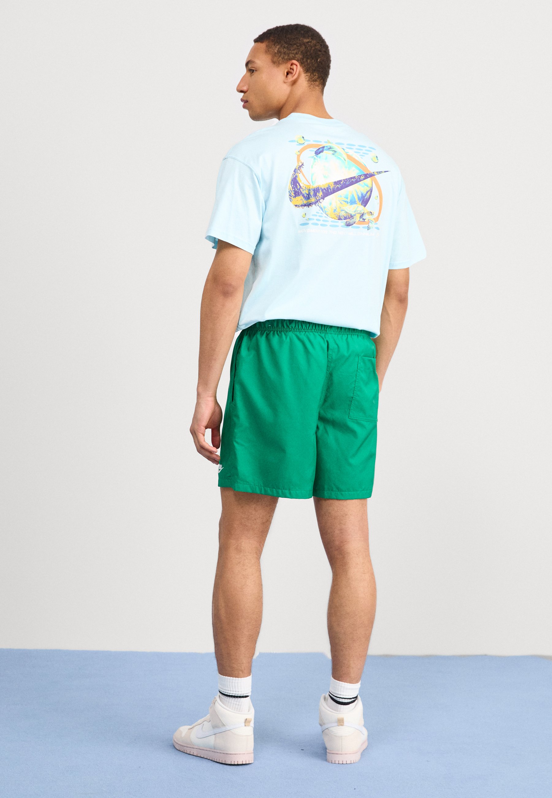 kelly green nike shorts