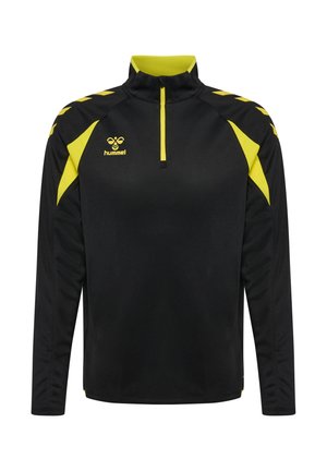 LCORE 2.0 HALF ZIP - Trui - black blazing yellow