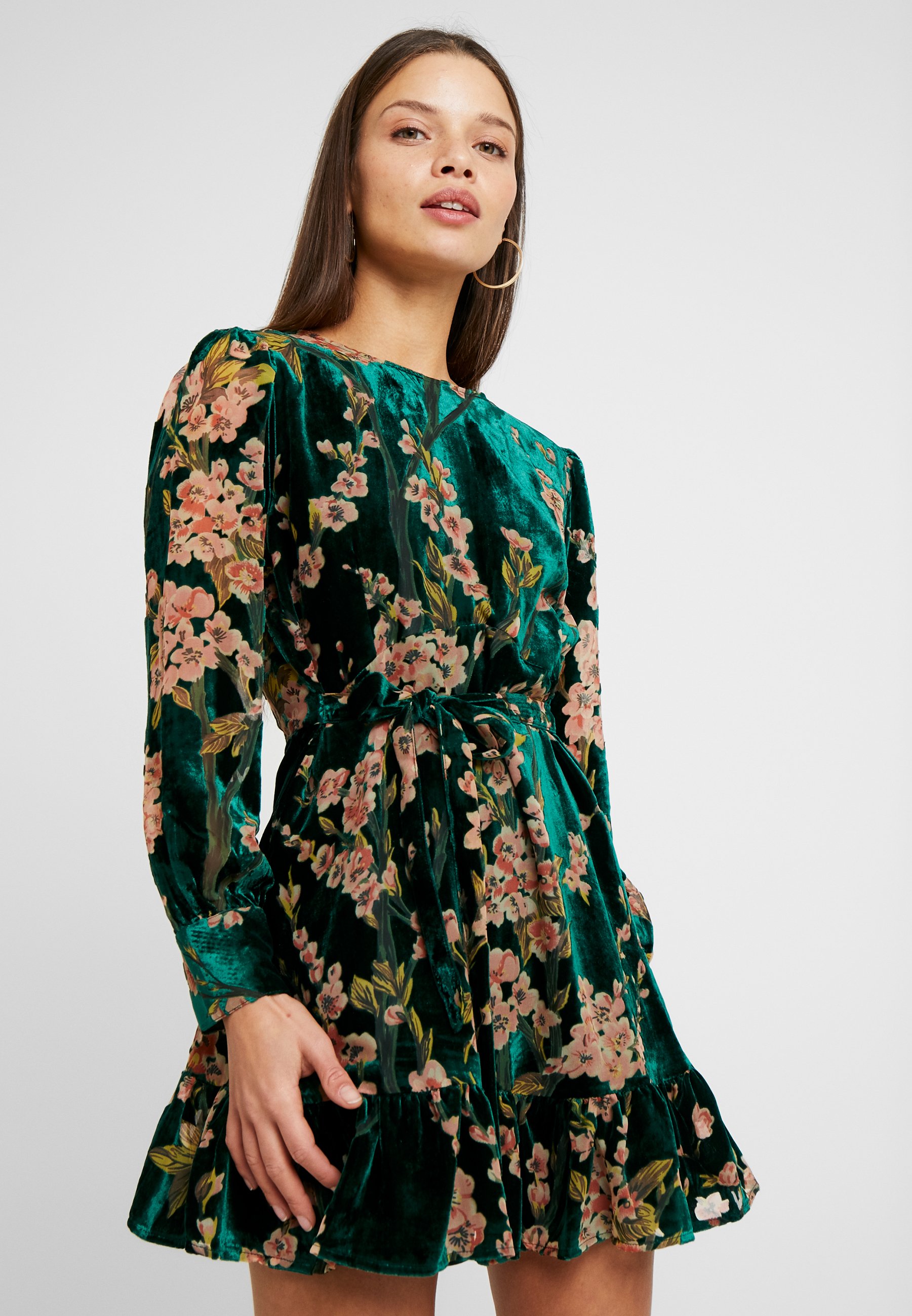 Miss selfridge green devore dress Outlet