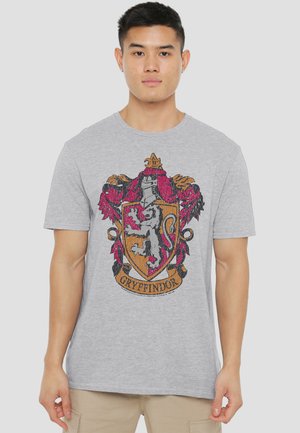 Cotton Soul, HARRY POTTER GRYFFINDOR 1 - T-Shirt print - mottled light grey