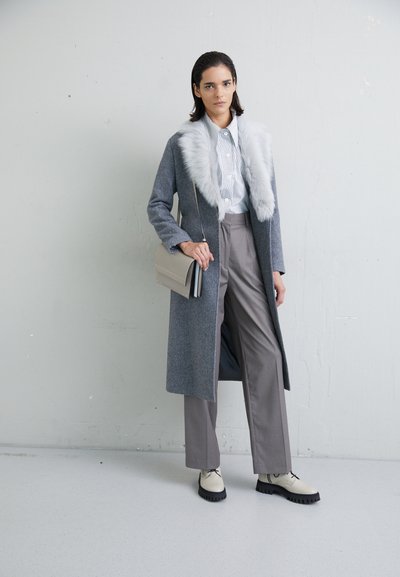 STUDIO ID JENNI COAT WITH COLLAR - Κλασικό παλτό - grey