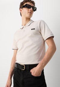Calvin Klein TIPPING  - Pólóing - stony beige