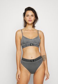 Calvin Klein Swimwear AUTHENTIC HIGH RISE - Cuecas de biquíni - black