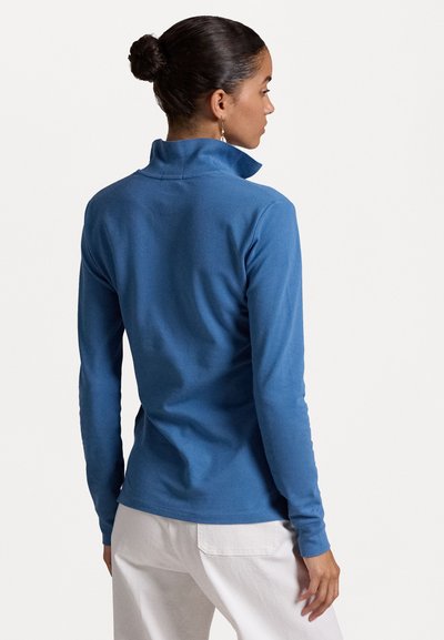 Polo Ralph Lauren JULIE LONG SLEEVE - Pólóing - petrol blue