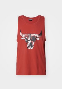 New Era NBA CHICAGO BULLS PALM TREE INFILL TANK - Vereinsmannschaften - red/white