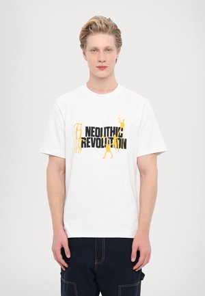 BOBBY NEOLITHIC  - T-Shirt print - white