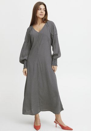 PULZ PZSAVINO - Maxi šaty - black printed