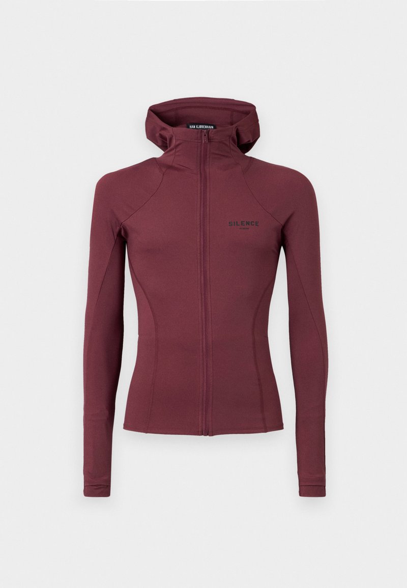 Han Kjøbenhavn Sweater met rits donkerrood Han Kjøbenhavn Sweater met rits donkerrood