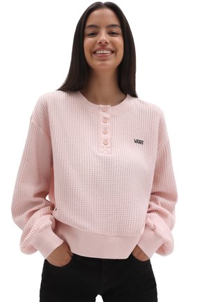 LAID BACK HENLEY - Jumper - peach whip