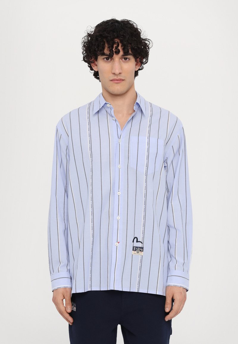 Evisu - STRIPED SHIRT DYE LOGO  - Camisa - navy, Ampliar