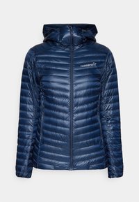 TROLLVEGGEN SUPERLIGHT HOOD - Down jacket - indigo night