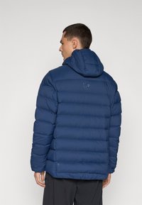 Norrøna FEMUND ZIP HOOD - Jachetă cu puf - indigo night