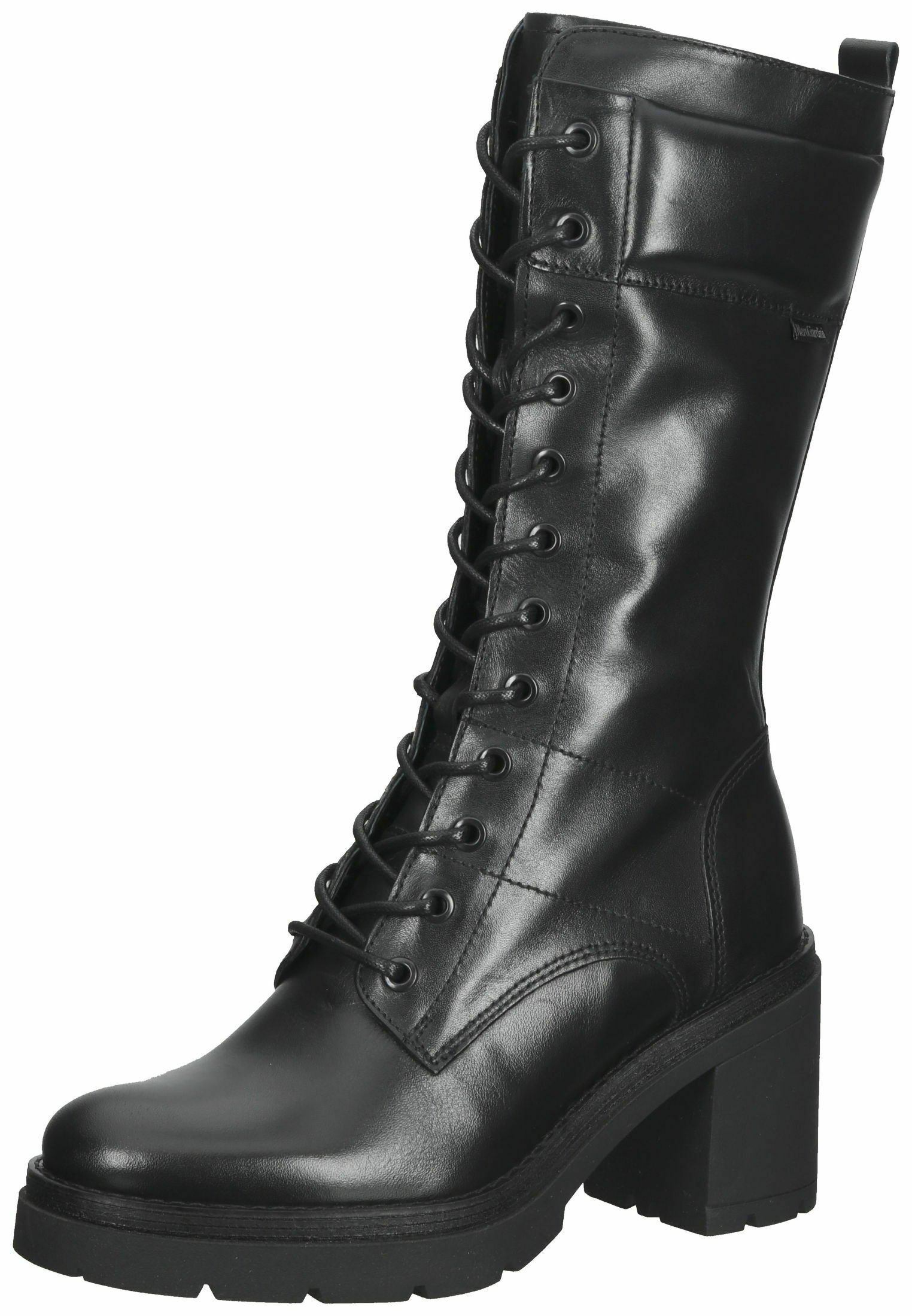 stivali nero giardini con lacci