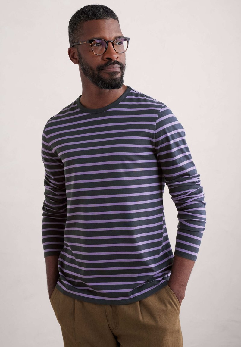 Seasalt Cornwall SAILOR - Top s dlouhým rukávem - purple breton inkwell purple sage