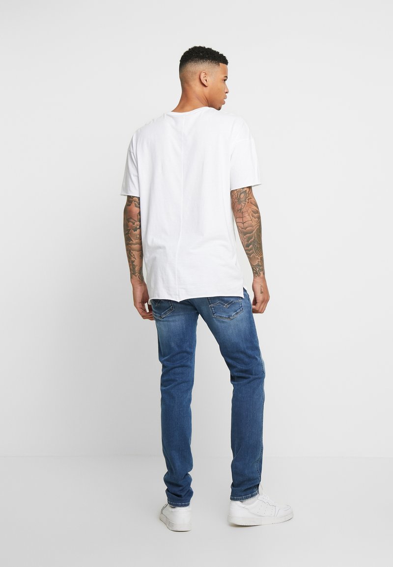 Herren Skinny Fit | Replay ANBASS HYPERFLEX BIO Jeans Slim Fit medium blue/schwarz - ID96967 Herren Skinny Fit | Replay ANBASS HYPERFLEX BIO Jeans Slim Fit medium blue/schwarz - ID96967