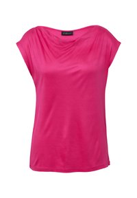 s.Oliver BLACK LABEL MIT WASSERFALL-AUSSCHNITT - T-shirt basic - pink