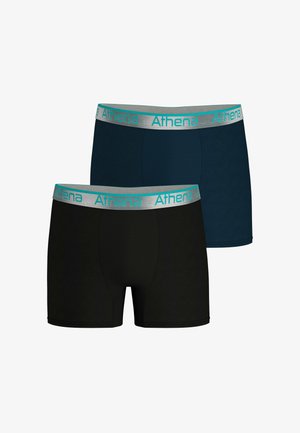 Athena LOT DE 2 STRETCH ADJUST - Caleçon - noir pétrole