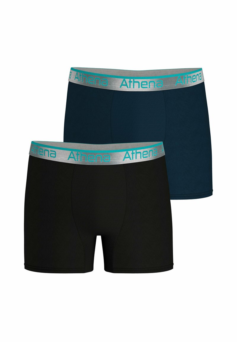 Athena LOT DE 2 STRETCH ADJUST - Caleçon - noir pétrole