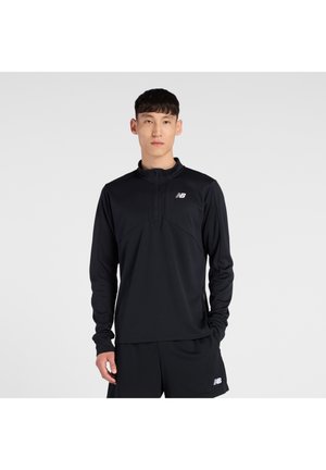 UTILITY ZIP - Top s dlhým rukávom - black bk