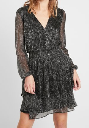 Cocktailjurk - metallic grey