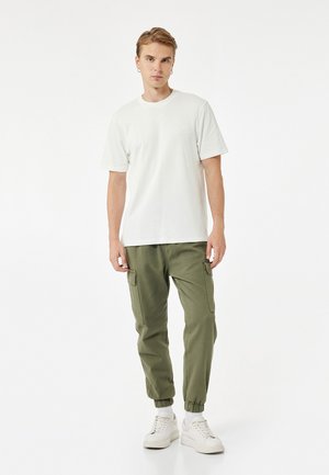GABARDINE JOGGER  - Cargobyxor - green