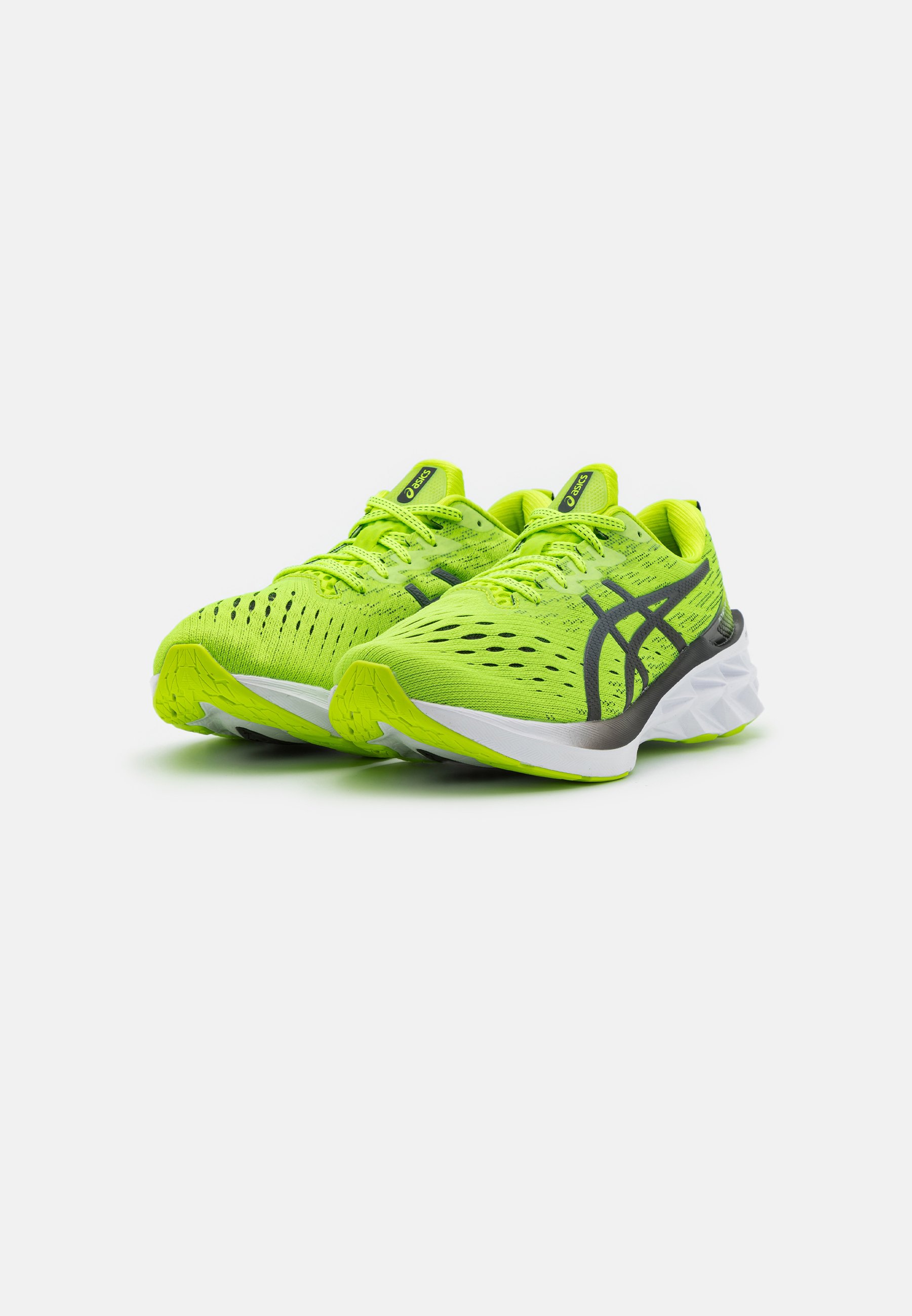 ASICS NOVABLAST 2 - Zapatillas de running neutras - hazard green/carrier  grey/verde - Zalando.es