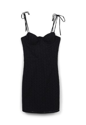 Calliope SANGALLO CON CORPETTO - Robe fourreau - ultrablack