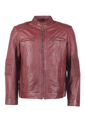 ALURAVE - Lederjacke - red