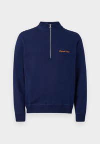 JORNORREBRO EMB HIGH NECK - Sweatshirt - ocean cavern