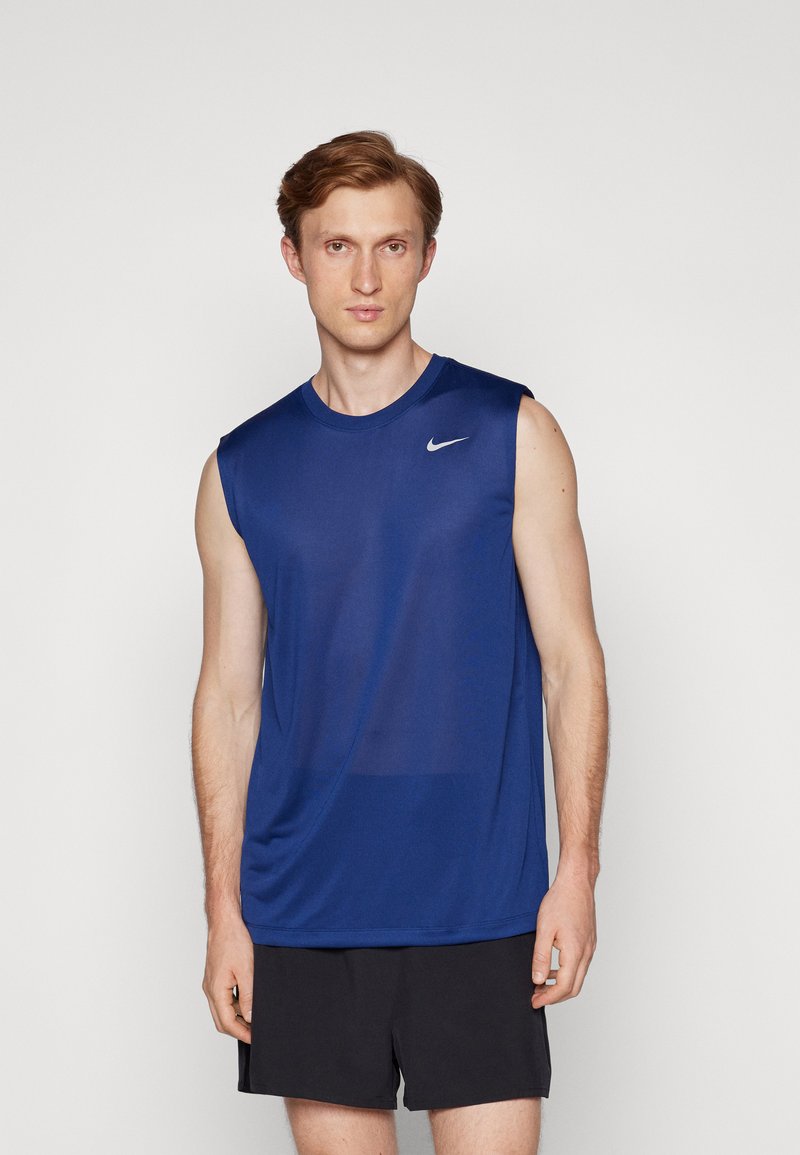 Nike Performance TEE RESET - Top - blue void/matte silver