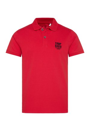 Camp David, CAMP DAVID BASIC PIKEE-POLO MIT LOGO-STICKEREI - Polo shirt - red