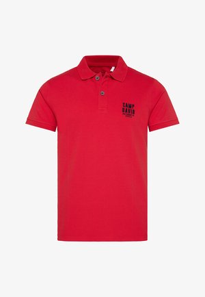 Camp David, CAMP DAVID BASIC PIKEE-POLO MIT LOGO-STICKEREI - Polo shirt - red