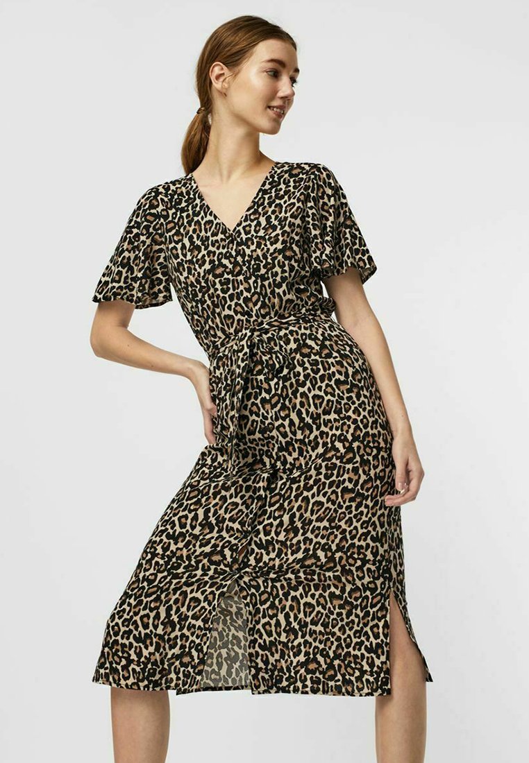 robe leopard vero moda