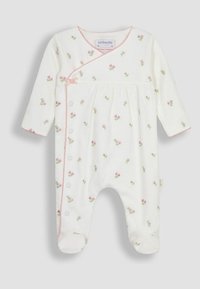 JoJo Maman Bébé FLORAL EMBROIDERED PRETTY REGULAR FIT SET - Berretto - cream