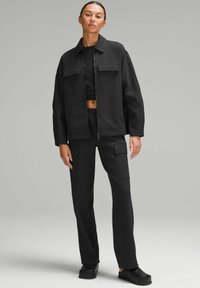 lululemon COTTON-BLEND DOUBLE-KNIT MID-RISE - Bukser - black