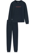 Schiesser Conjunto De Pijama - Dunkelblau/azul Marino