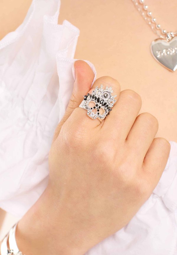 DARKER - Ring - argentée couleur