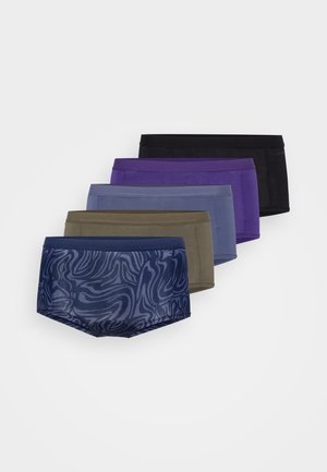 CORE MINISHORTS 5 PACK - Underbukse - black/lilac/dark grey