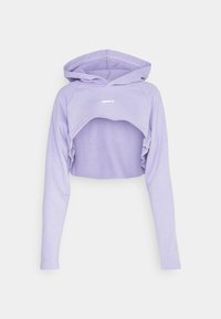 WOMENS CROPPED HOODIE - Mikina s kapucí - light purple