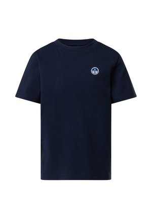 WITH LOGO PATCH - Camiseta básica - navy blue