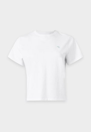 Abercrombie & Fitch, ICON SKIMMING TEE - Βασικό μπλουζάκι - white