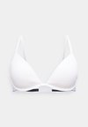 LIGHTLY LINED PLUNGE ICON COTTON MODAL - Póló melltartó - white