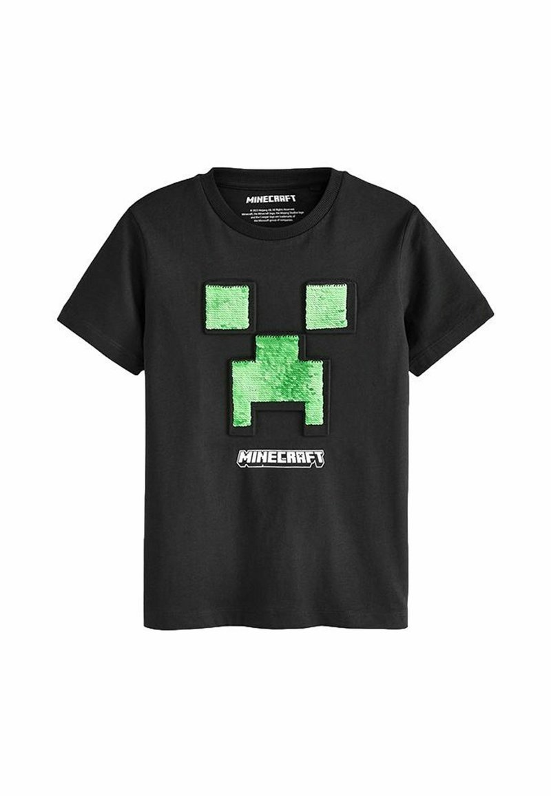 Next POKÉMON SEQUIN - T-shirts print - minecraft black green
