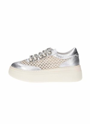 Sneakers basse - argento