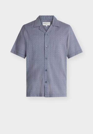 TOM TAILOR DENIM, RELAXED VISCOSE RESORT SHIRT - Pluus - blue lilac geometrical print