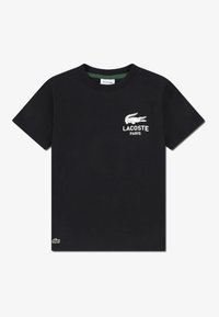 Lacoste GRAPHIC CORE TEE - Print T-shirt - noir