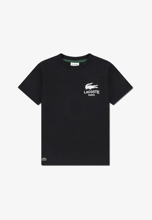 Lacoste GRAPHIC CORE TEE - T-shirt estampada - noir