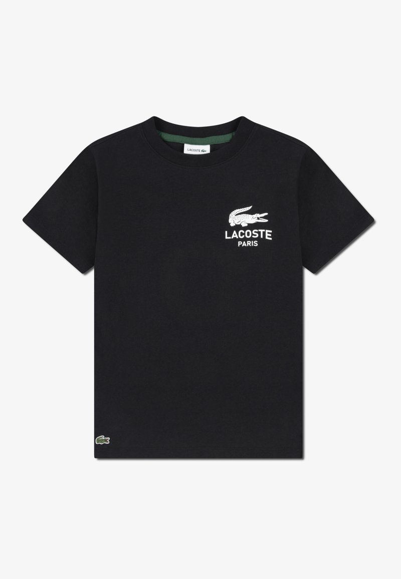 Lacoste GRAPHIC CORE TEE - Print T-shirt - noir